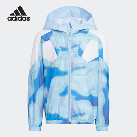 小阿迪2022春夏运动休闲小童连帽夹克HL8550 商品图0