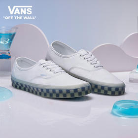 VANS Authentic蓝白棋盘格果冻底男女帆布鞋VN0A5KRDAVC