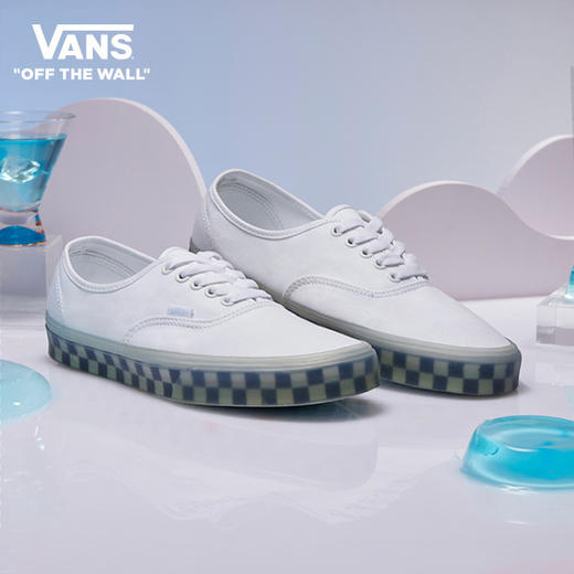 VANS Authentic蓝白棋盘格果冻底男女帆布鞋VN0A5KRDAVC 商品图0
