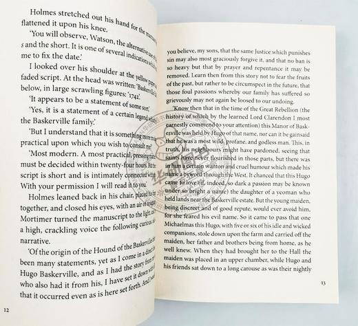 巴斯克维尔的猎犬 英文原版小说 The Hound of the Baskervilles 福尔摩斯 英国侦探小说之父 柯南道尔 Conan Doyle 英文版进口书 商品图1