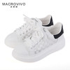 迈凯路时尚网眼透气厚底小白鞋82090 商品缩略图1