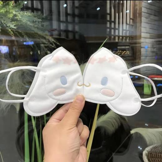 学生儿童4-13岁3D立体一次性玉桂狗罩可爱卡通三层防护防晒轻薄 商品图6