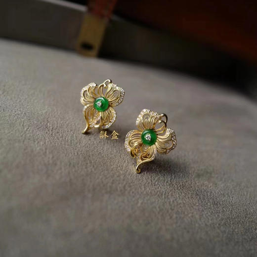 龢盒原创 柳莺上啼，花间蝶舞项圈\指间戒\耳环 戒指 商品图3