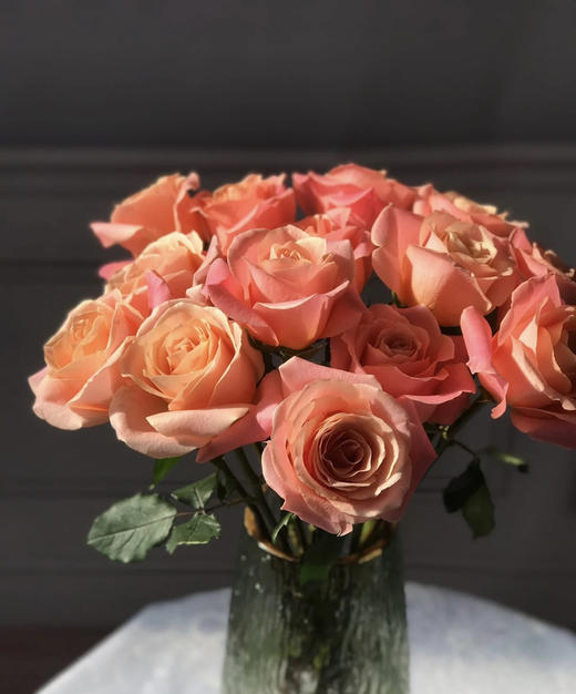 【拍市玫瑰】猪猪小姐 10枝/扎  约60公分 商品图5