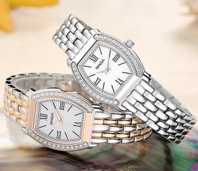 SAGA世家女士手表酒桶表腕表简约时尚潮流