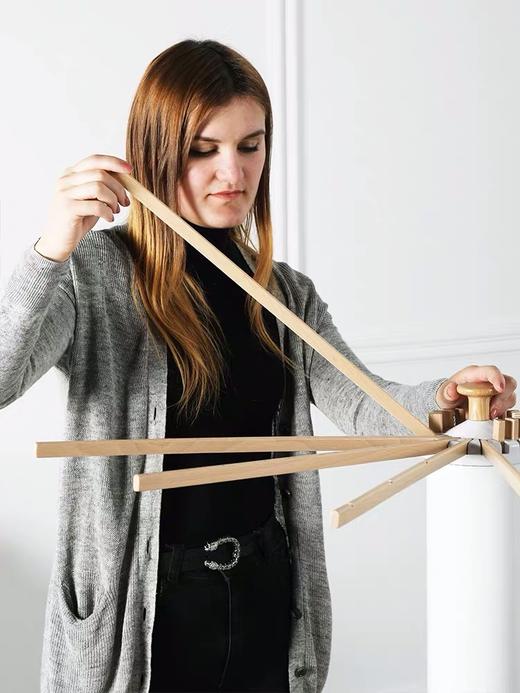 章鱼型可折叠木质晾衣架 商品图3