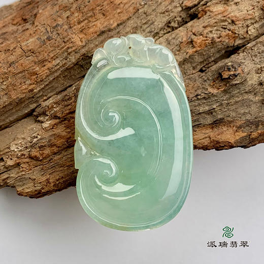 派瑞翡翠 翡翠挂件 糯冰种 绿色 商品图1