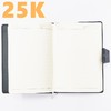 25K皮面磁扣笔记本硬皮商务记事簿高级记事本会议记录本日记本手账随手记148张黑色1本 商品缩略图2
