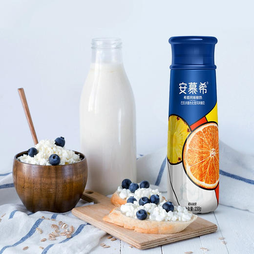 伊利安慕希高端畅饮型橙+凤梨味230g/瓶 商品图1