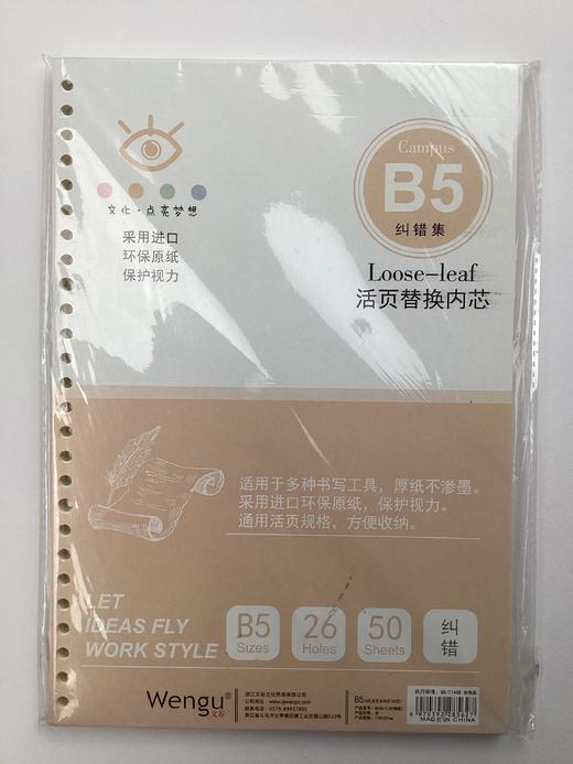 文谷活页本替换内芯50页 商品图2
