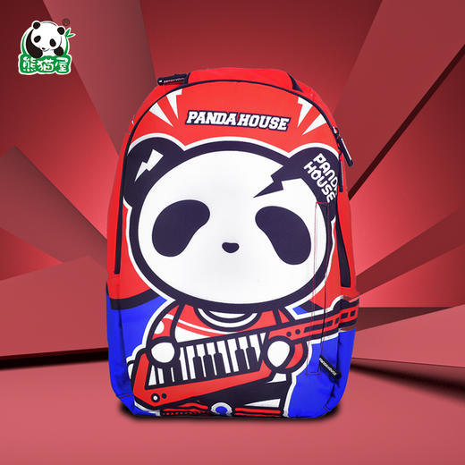 熊猫屋PANDAHOUSE 电音潮流双肩包 送纸袋 商品图0