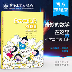 官方正版 奇妙的数学在这里 小学二年级 上册  唐彩斌 同步课标 特级教师公开经典教学课 丰富数学理解书籍 电子工业出版社