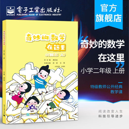 官方正版 奇妙的数学在这里 小学二年级 上册  唐彩斌 同步课标 特级教师公开经典教学课 丰富数学理解书籍 电子工业出版社 商品图0