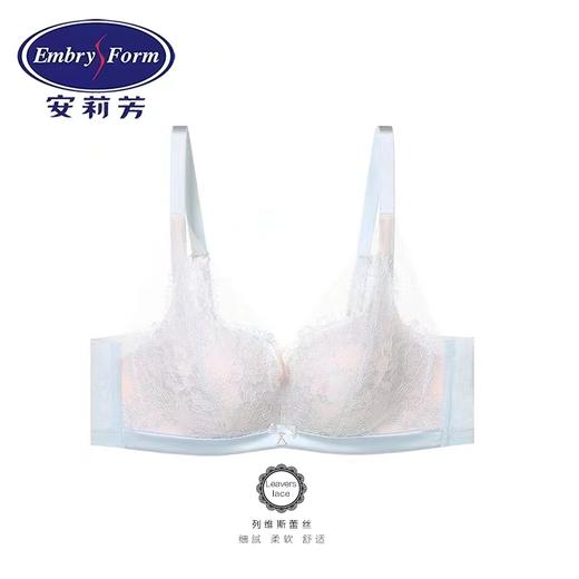 列维斯蕾丝 安莉芳无钢圈上薄下厚款内衣女聚拢遮副乳文胸EB00495 商品图1