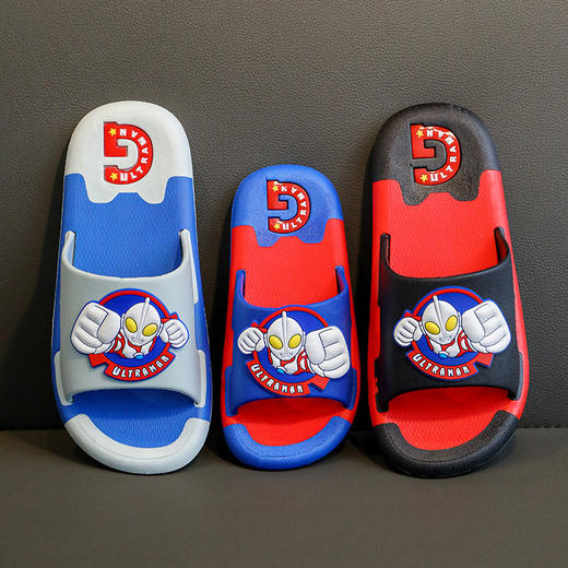 奥特曼儿童拖鞋夏季男童小孩洗澡浴室居家防滑中大童网红凉鞋拖外宝宝专属 商品图9