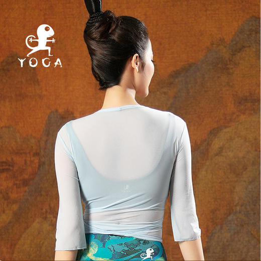 壁虎瑜伽【2204SY168】修腰亲肤罩衫（无胸垫）【5天发货】 商品图3