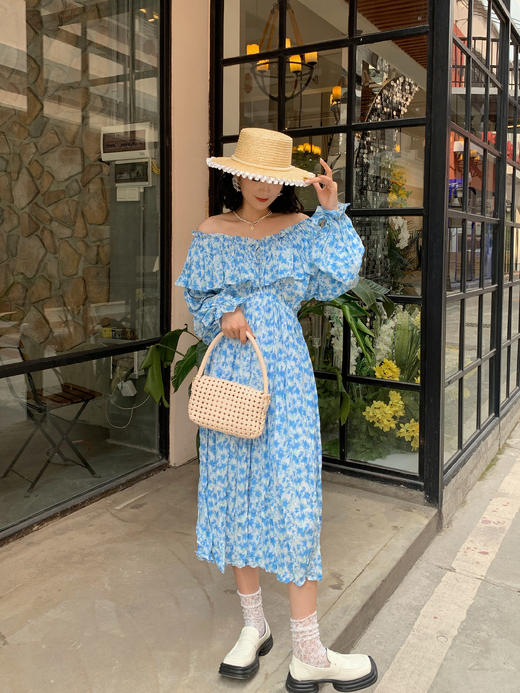 【0526】遮阳帽 两三事手工编织白色花边防晒草帽 商品图4