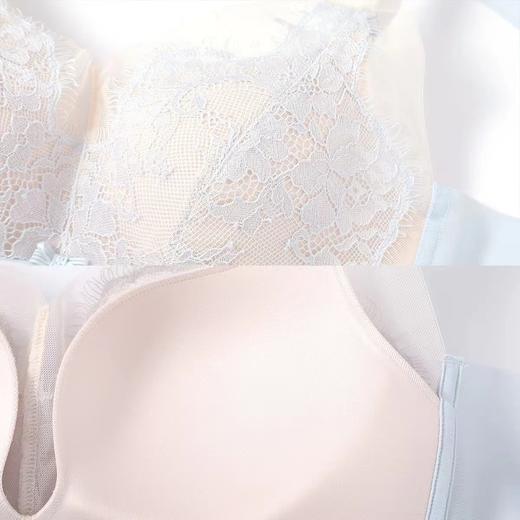 列维斯蕾丝 安莉芳无钢圈上薄下厚款内衣女聚拢遮副乳文胸EB00495 商品图4