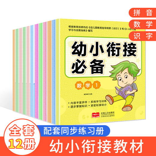 幼小衔接必备12册 商品图0