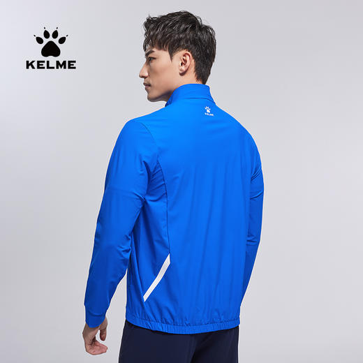 卡尔美运动外套男士2022春夏新款足球训练弹力针织开衫夹克 商品图3