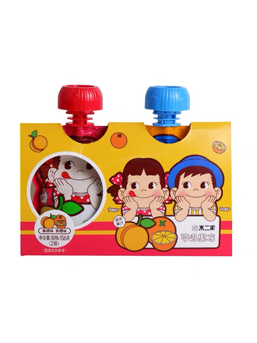 不二家吸吸果冻果汁可吸布丁休闲食品代餐无0脂儿童健康添加零食 商品图0