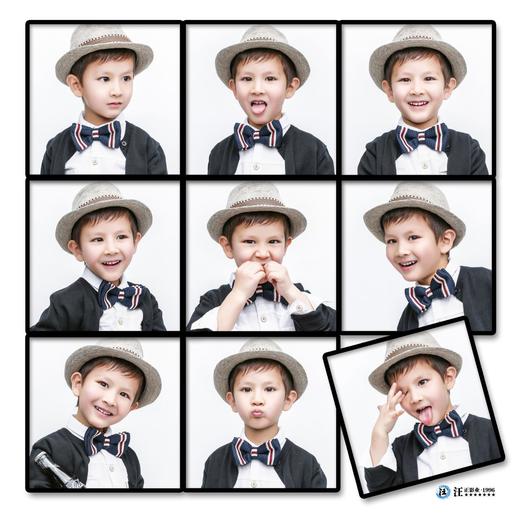 汪正推出儿童拍摄全新套餐！2套服装/造型+九宫格表情海报+拉米娜摆件，记录宝贝的美好瞬间~ 商品图1
