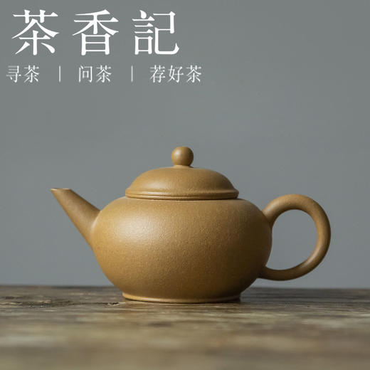 茶香记  老段泥 薄胎水平壶 茶壶 冲泡器 功夫茶具 紫砂壶 商品图0