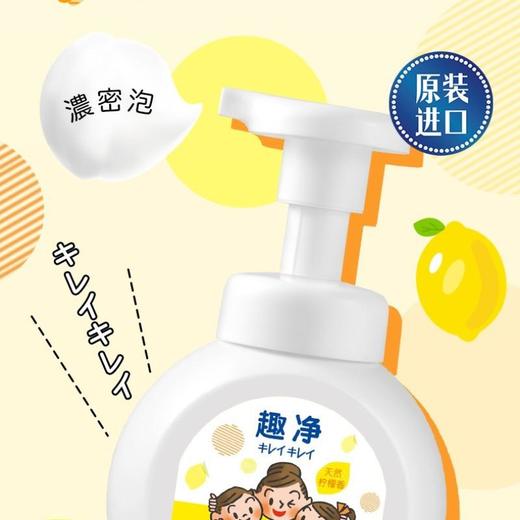 狮王趣净泡沫洗手液柠檬香（瓶）250ml 商品图1