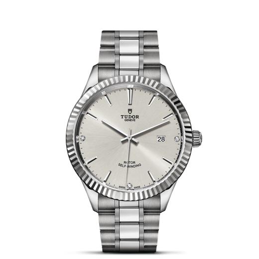 帝舵风尚系列 | 钢表壳，直径41毫米，镶钻表盘 商品图1