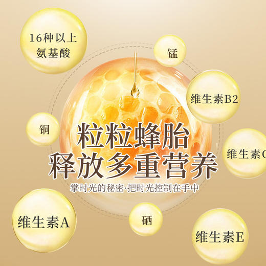 【守护卵巢 拒绝衰老】蜂王胎 宫寒痛经闭经绝经 肌肤粗糙色斑沉淀更年期睡眠不好疲劳困乏  滋养容颜呵护卵巢  蜂王胎冻干粉片  60粒/瓶 商品图1