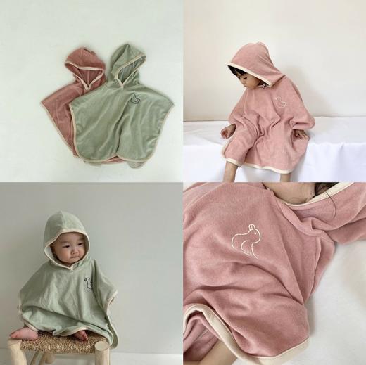 【可爱到想穿出街】韩国ins 超大连帽婴儿斗篷可爱小鸭沙滩浴袍儿童吸水防晒沙滩毛巾 商品图0
