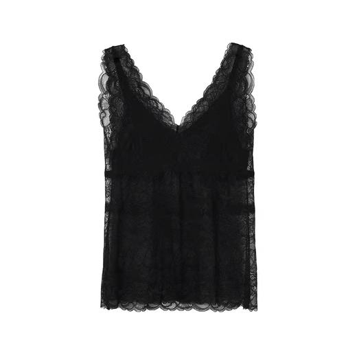 安莉芳薄款蕾丝吊带免穿BRA背心女内搭打底可外穿家居上衣ED00177 商品图2