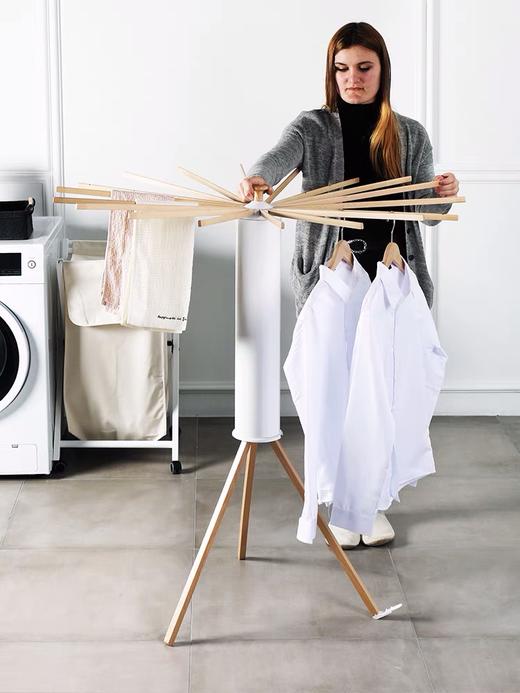 章鱼型可折叠木质晾衣架 商品图2