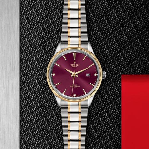 帝舵风尚系列 | 钢表壳，直径41毫米，镶钻表盘 商品图0