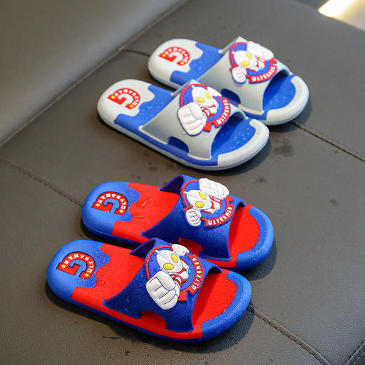 奥特曼儿童拖鞋夏季男童小孩洗澡浴室居家防滑中大童网红凉鞋拖外宝宝专属 商品图6