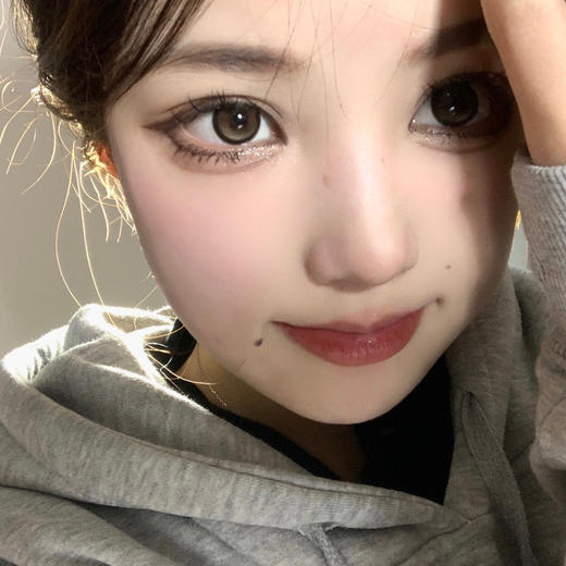 【年抛】黑珍珠棕 Breeze和oiuu联名  | 大直径14.5，着色13.8 |【同品牌多副更划算，选款色板在详情页内】 |  自然高光美瞳 商品图3