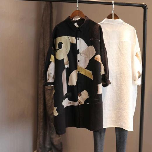 大码女装200斤胖mm衬衫上衣女2022新款长袖女学生韩版宽松 商品图4