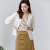 METTE22年春夏新品女士小西装外套时尚一粒扣薄款雪纺休闲上衣 商品缩略图2