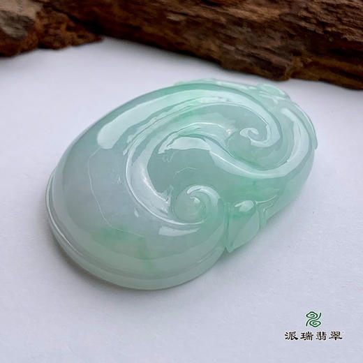 派瑞翡翠 翡翠挂件 糯种 绿色 商品图3