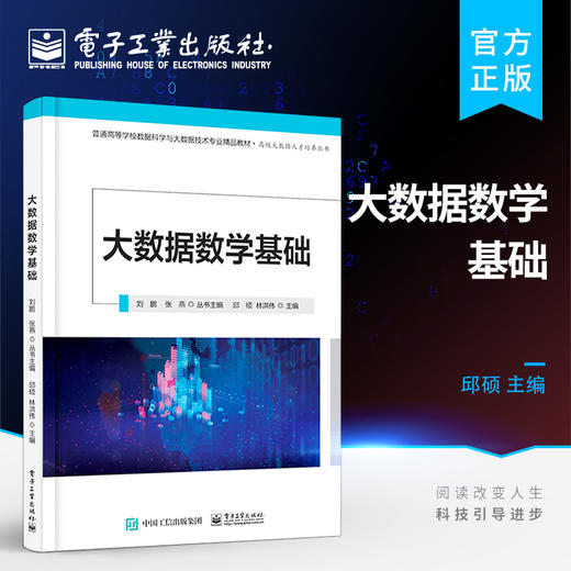 官方正版 大数据数学基础 大数据处理书籍 线性代数微积分概率与统计距离度量优化问题及图论教材书籍 大数据数学基础教材 邱硕 商品图0