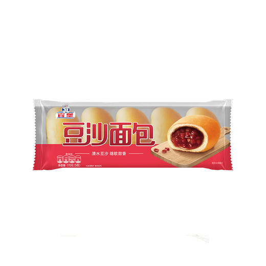 宾堡豆沙夹心面包 170g 商品图0