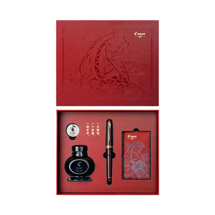 PILOT/百乐 CUSTOM贵客742钢笔套装 FKK2000R 配墨水/徽章/笔盒 14K金尖 商品图3