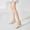 ZHR包头凉鞋女夏季2022年新款高跟一字扣带休闲气质方头日系女鞋 商品缩略图2