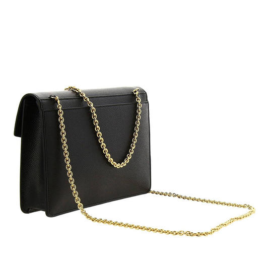 FERRAGAMO 菲拉格慕 女士皮革斜挎单肩包 黑色 22 D697 715708 商品图1