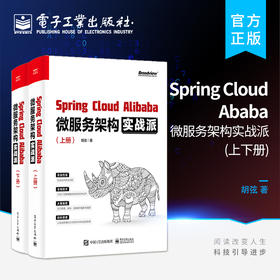 官方旗舰店 Spring Cloud Alibaba 微服务架构实战派 上下册 对微服务架构感兴趣的开发人员参考书籍 电子工业出版社 胡弦 著