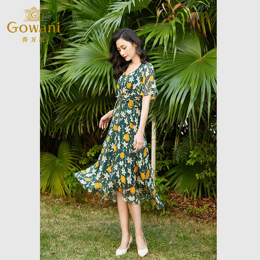 乔万尼真丝桑蚕丝连衣裙女新款夏季高端大牌重磅EF2E317 商品图2