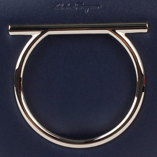 FERRAGAMO 菲拉格慕 女士皮革迷你斜挎单肩包 深蓝色 21 G998 694632 商品图1