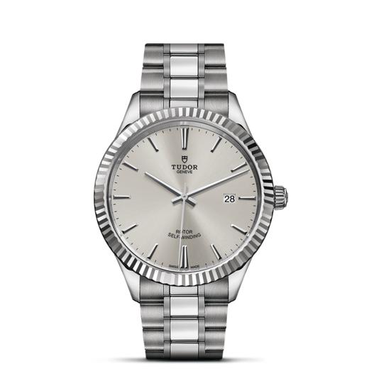 帝舵风尚系列 | 钢表壳，直径41毫米，银色表盘 商品图1