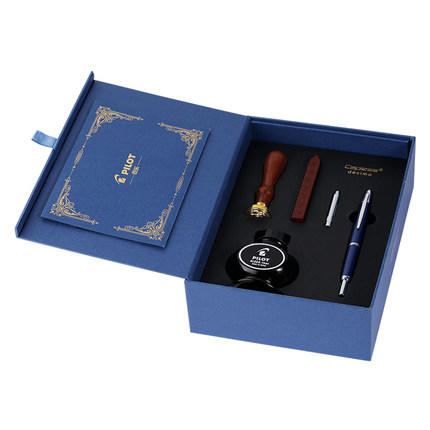 PILOT/百乐CAPLESS按键式钢笔 梦幻系列套装 FCT1500RR-I70BYZLT-ZH 配墨水/印章/蜡条/笔盒 商品图4