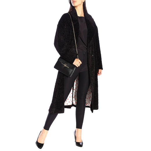 FERRAGAMO 菲拉格慕 女士皮革斜挎单肩包 黑色 22 D697 715708 商品图3